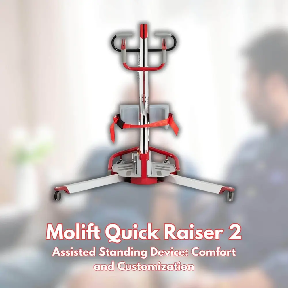 Molift® Quick Raiser 2 Assisted Standing Device: Comfort and Customization