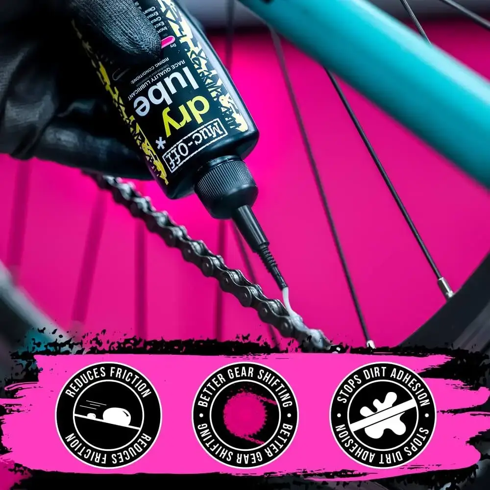 Amazon.com : Muc-Off Dry Chain Lube, 50 Milliliters - Biodegradable Bike Chain Lubricant, Suitable For All Types Of Bike - Formulated For Dry Weather Conditions : Bike Oils : Sports & Outdoors
