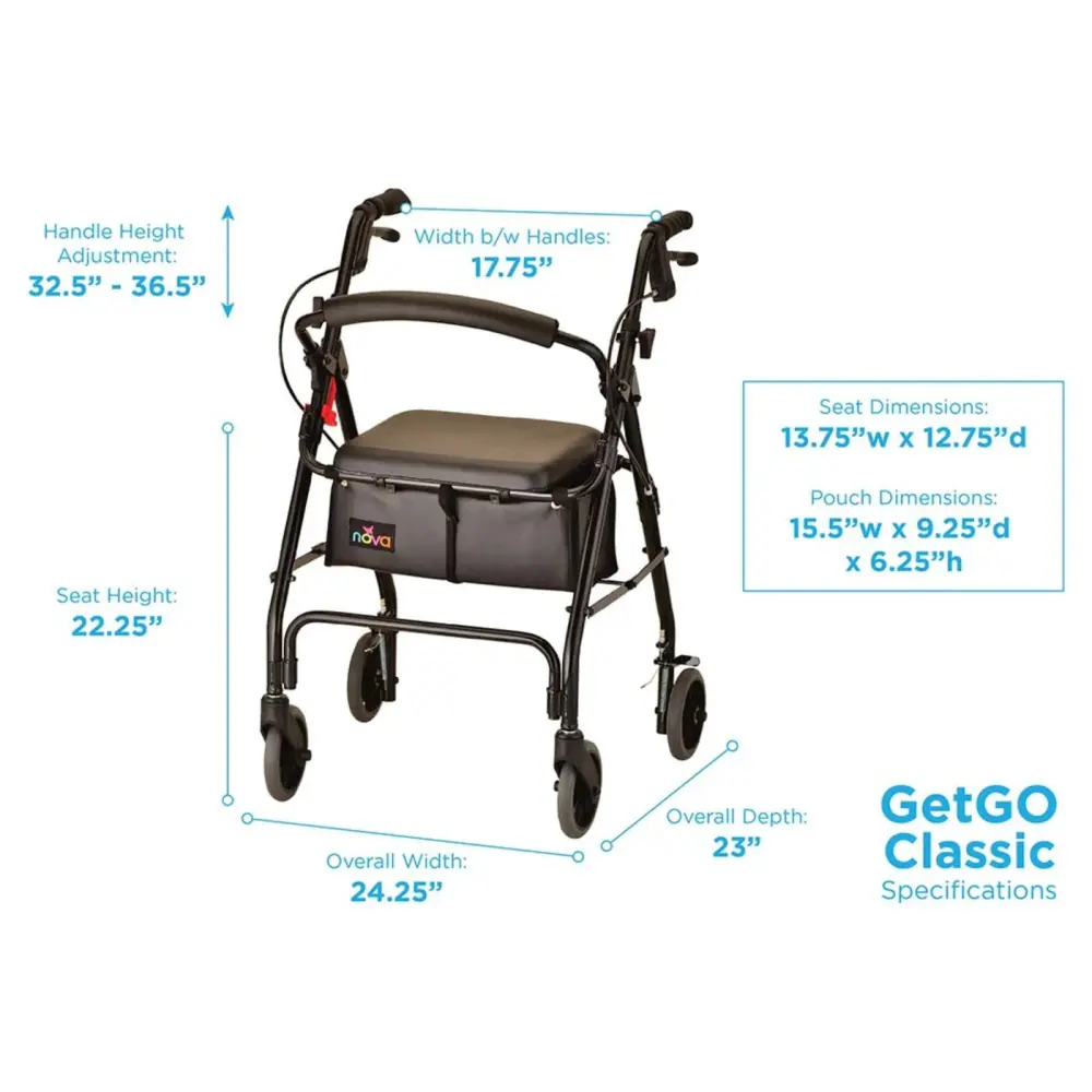 Nova Medical GetGo Classic Rollator