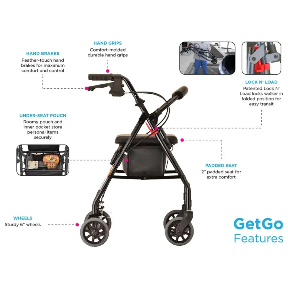 Nova Medical GetGo Classic Rollator