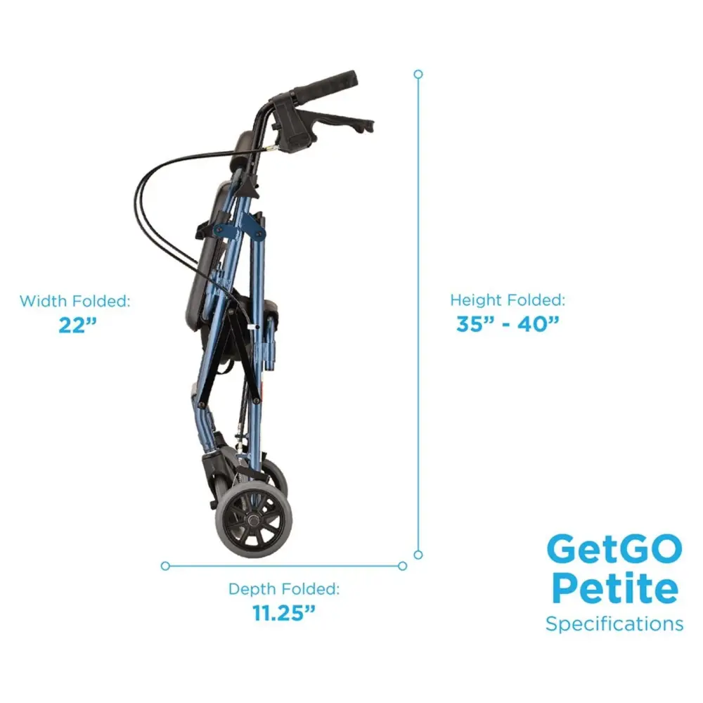 Nova Medical GetGo Petite Narrow Rollator