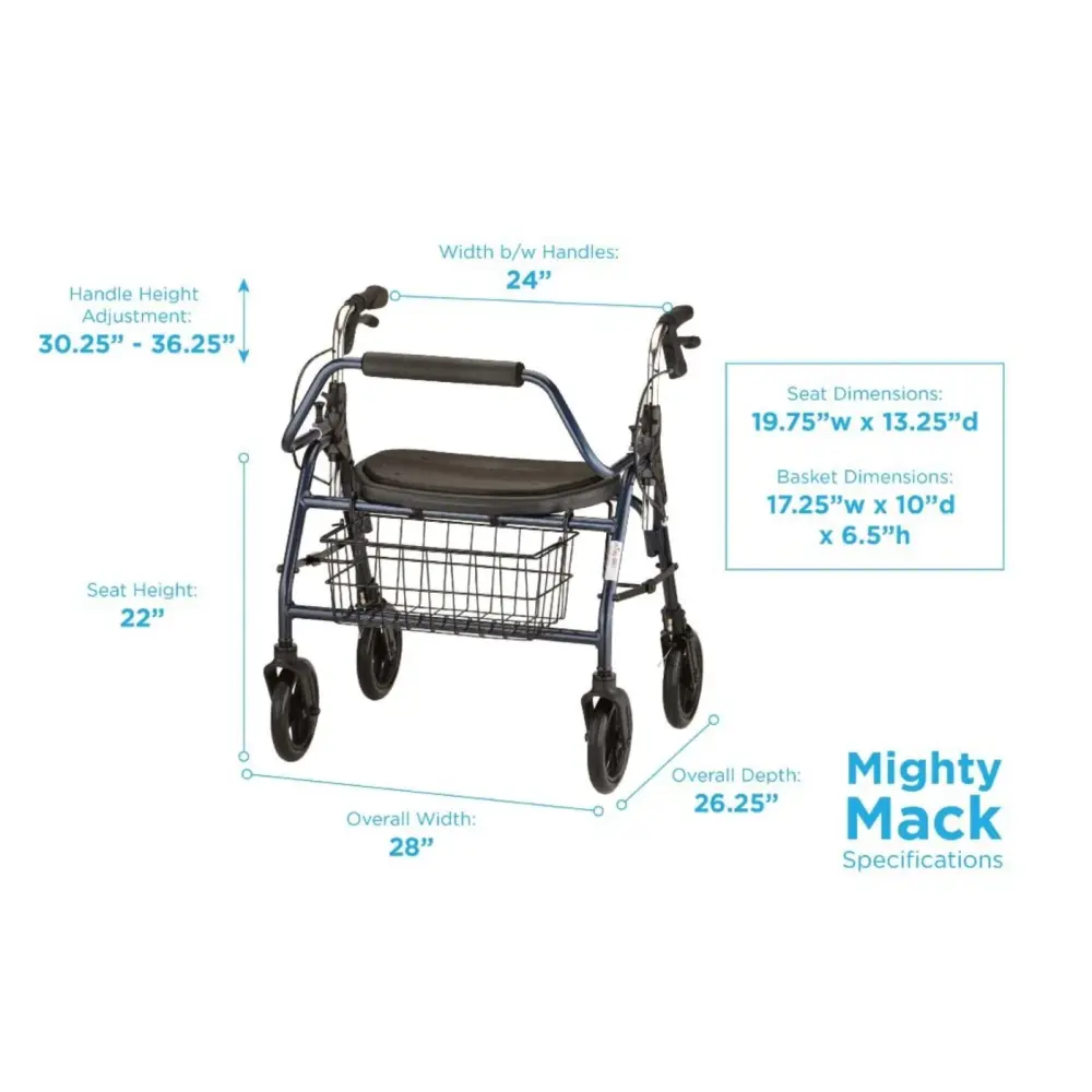 Mighty Mack Bariatric Rollator