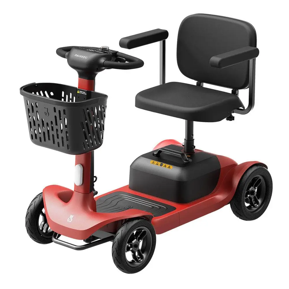 Paiseec Mobility Scooter S1 in Red | Dignity Mobility