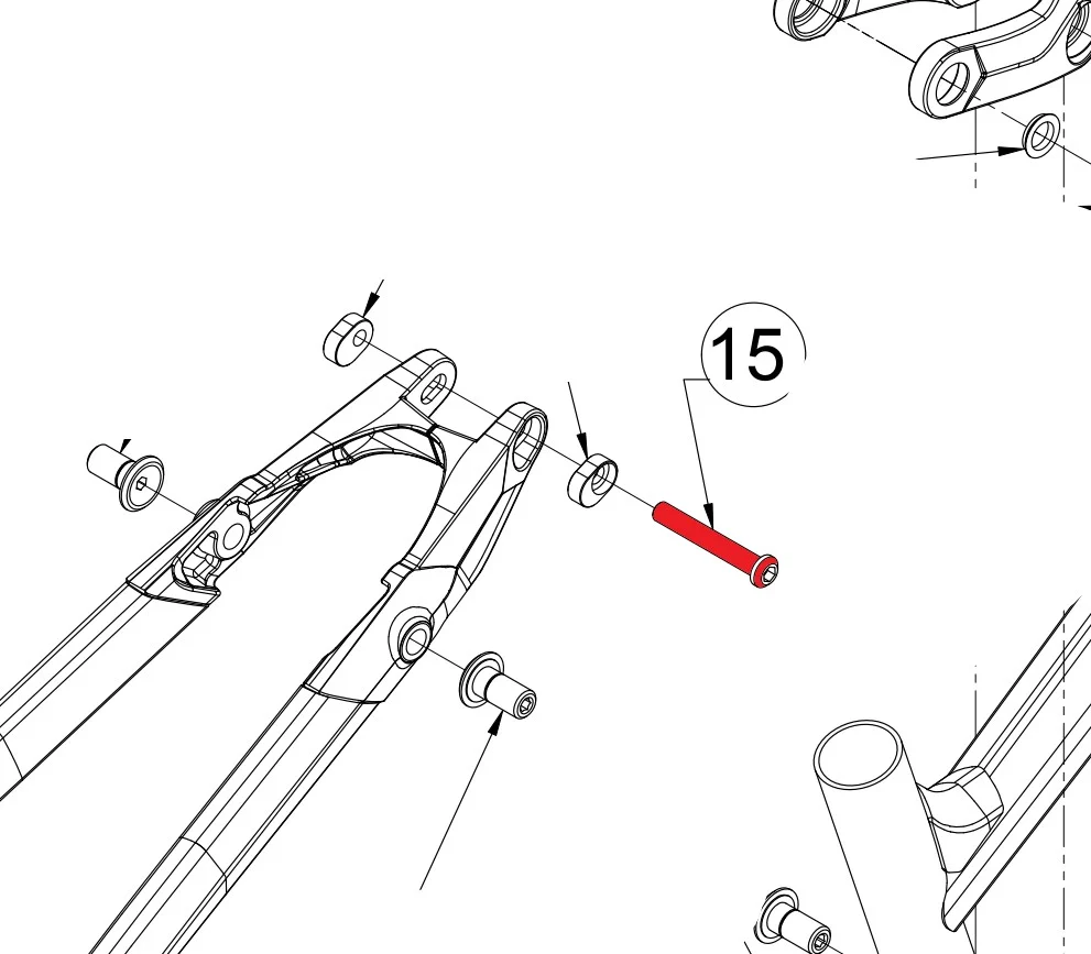 Polygon Siskiu Te - Rear Shock Bolt | Dignity Mobility