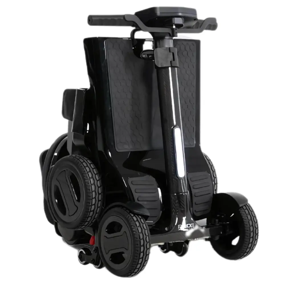 Pride Go Go Carbon Travel Mobility Scooter folded