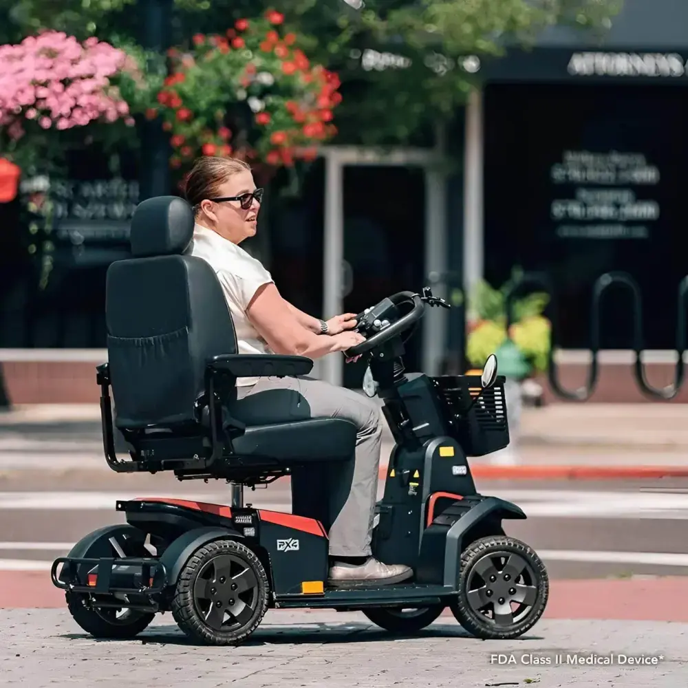 PX4 Mobility Scooter on the road