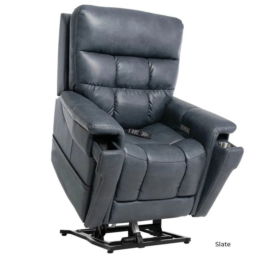Pride Viva Lift Ultra Power Lift Chair in Small / Capriccio Fabric: Slate | Dignity Mobility