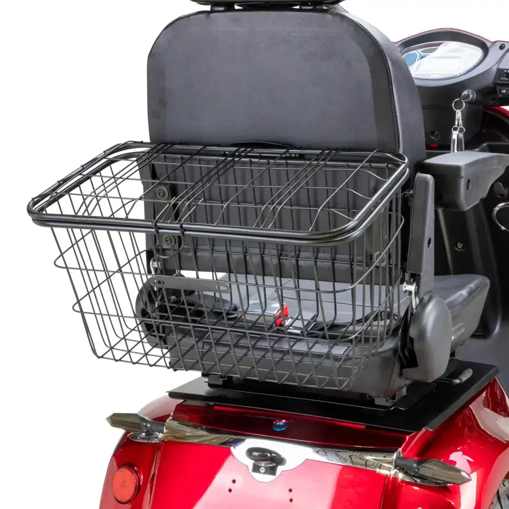 Red Elephant Mobility Scooter padded seat detail