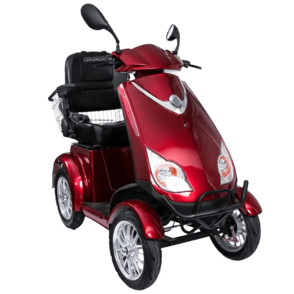 Red Elephant Mobility Scooter heavy duty 4-wheel full view