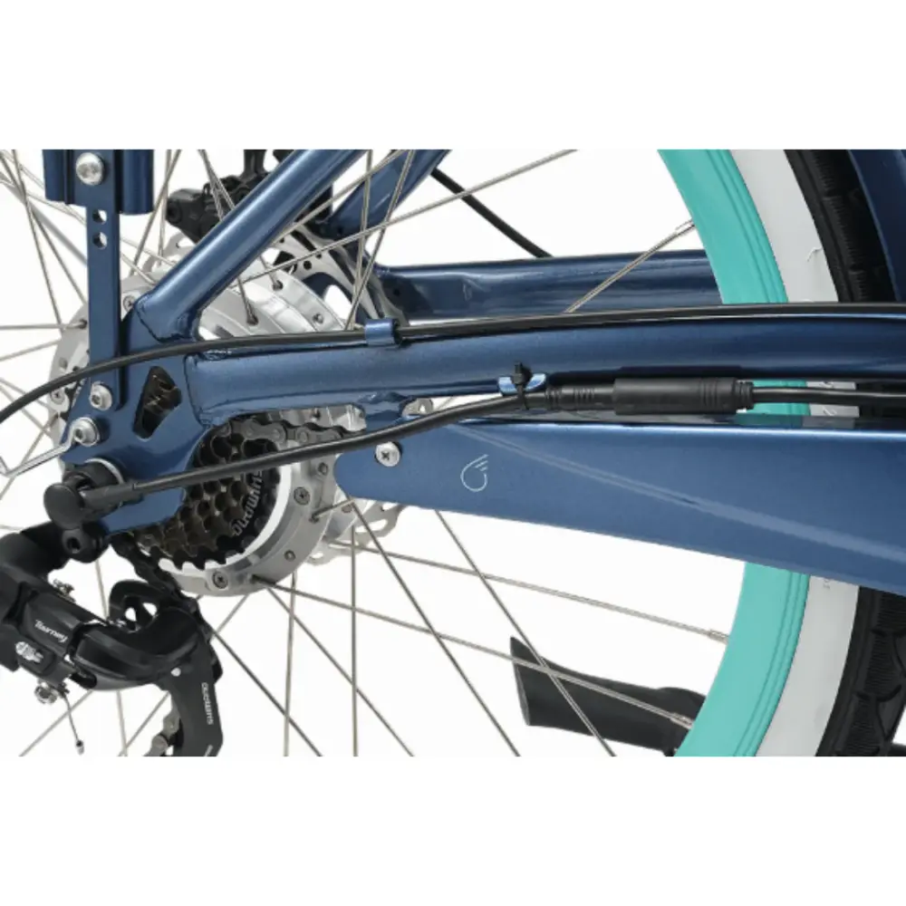 Simple_Step-Thru_500W_Shimano_7_-Speed_Shifter and Motor