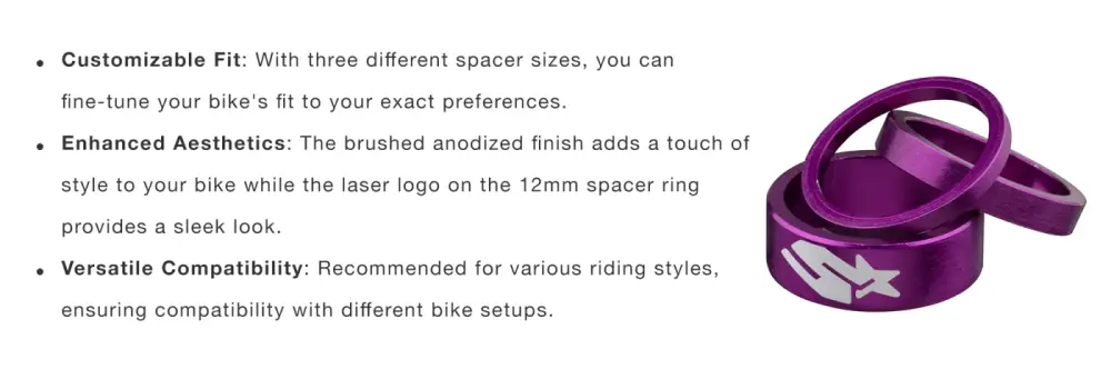 Spank Spacer Kit detail