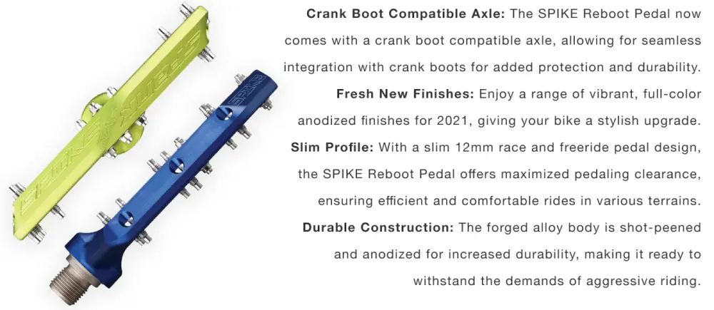 Spank Spike Reboot Pedals detail