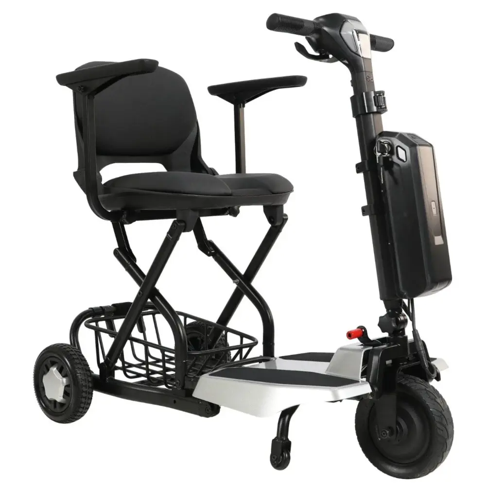 Super Light Flight Folding Mobility Scooter Side View