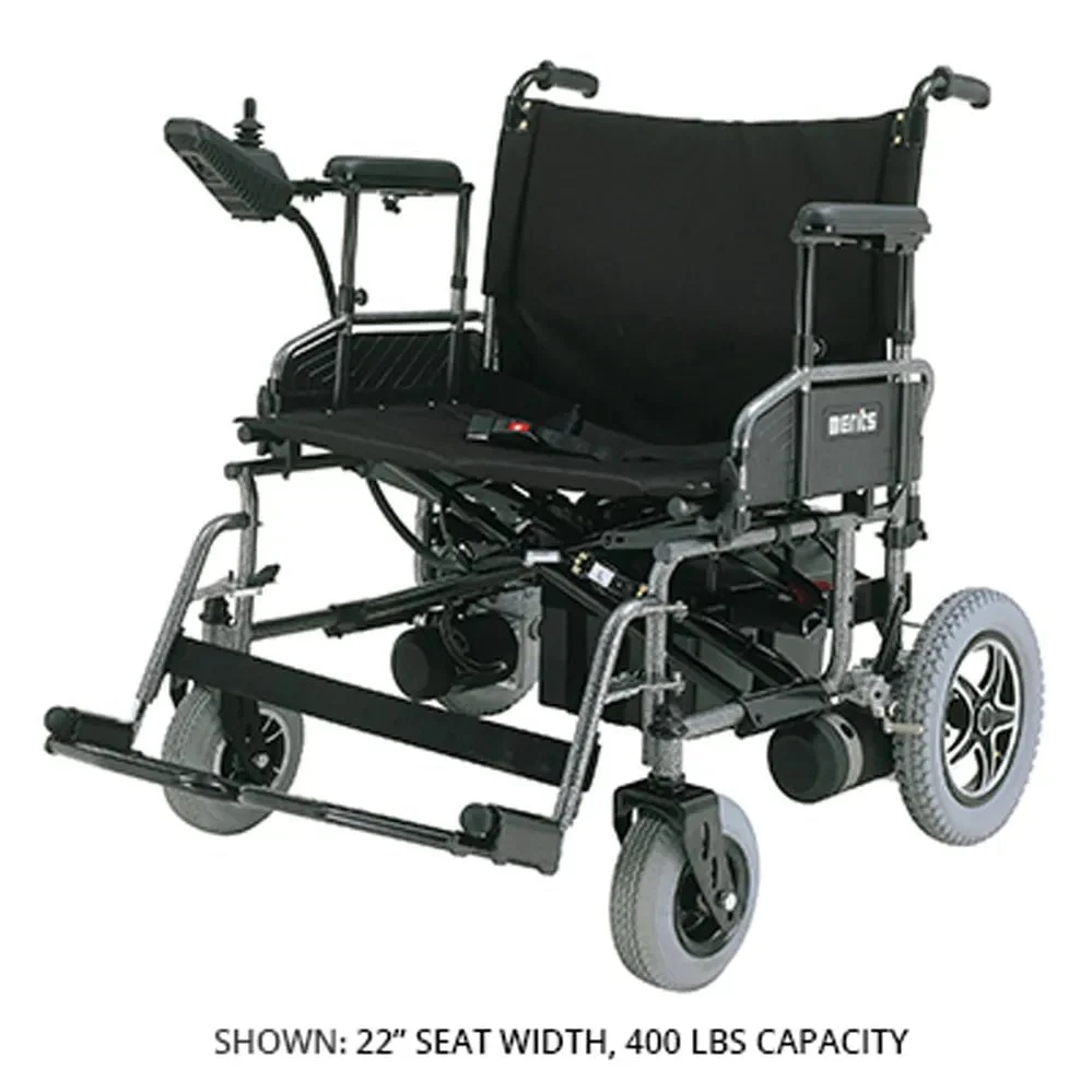 Heavy-duty electric wheelchair with 22